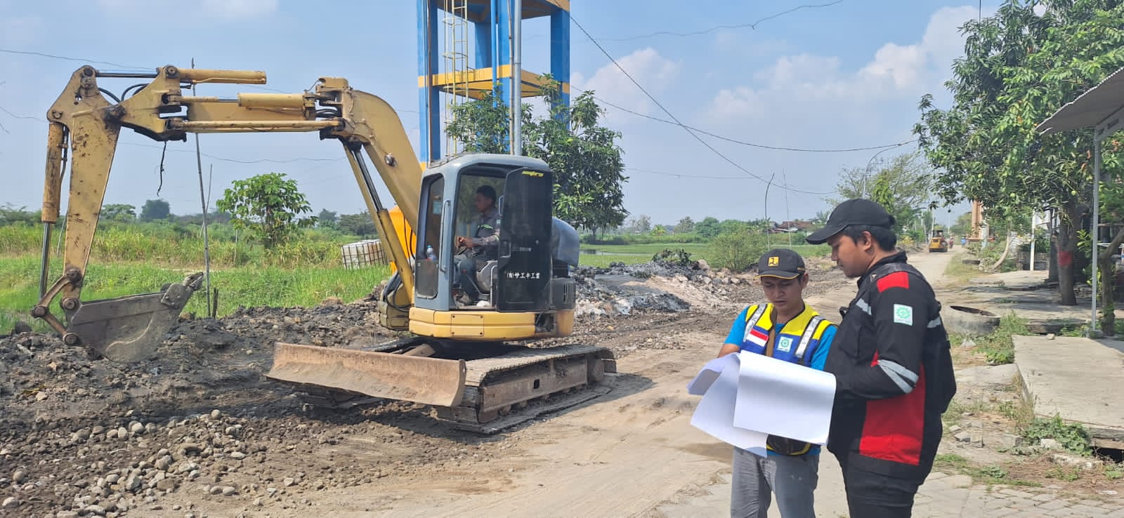 Sempat Rusak Akibat Luapan Anak Sungai Kali Lamong, Rekonstruksi Ruas Banter - Kalipadang Ditargetkan Selesai Tahun Ini